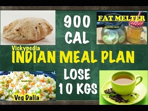 Indian Meal Plan / Indian Diet Plan - (Hindi) / How to Lose Weight Fast 10 Kg in 10 Days Video