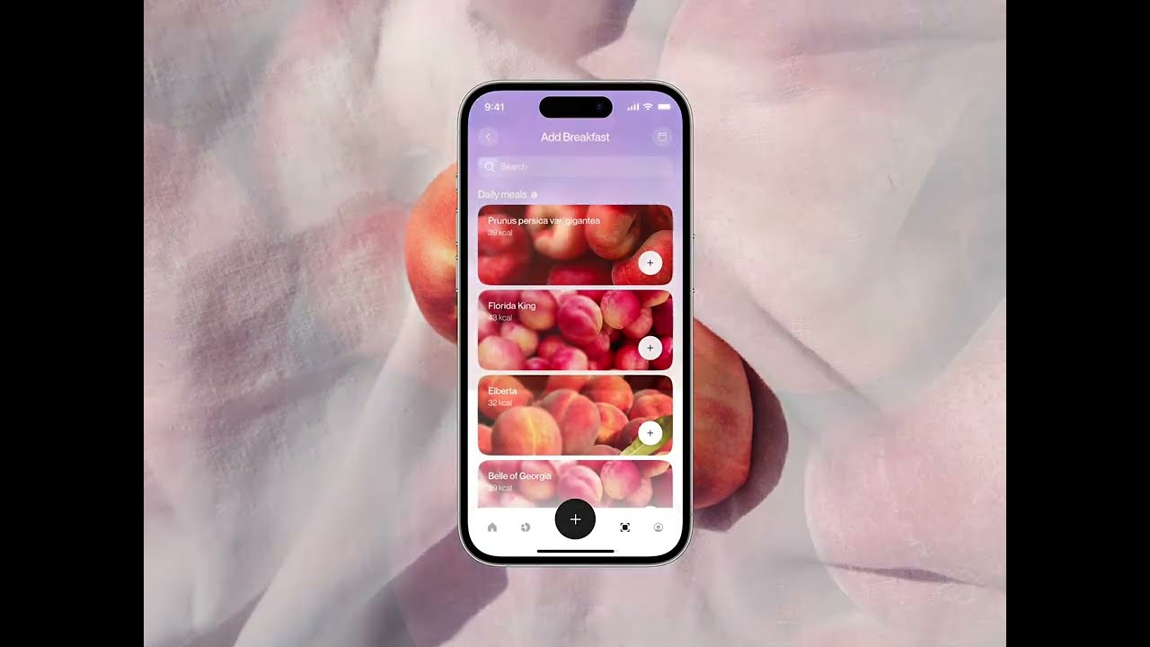 Design Inspiration: CalorieM8 Nutrition App Mobile animation Calories Tracker