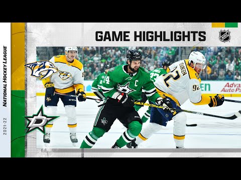 Predators @ Stars 11/10/21 | NHL Highlights