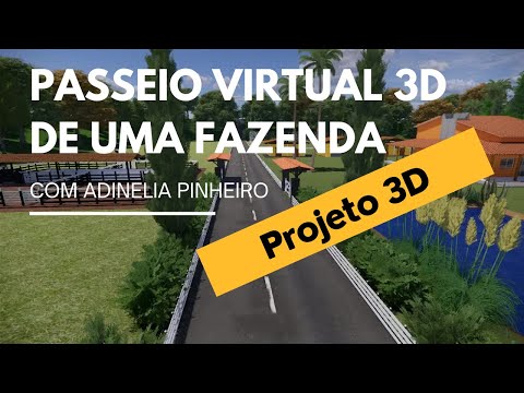 Passeio virtual de uma fazenda no interior de Minas Gerais