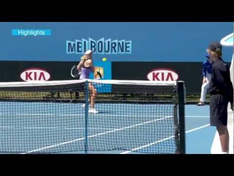Jessica Moore vs Naiktha Bains: Australian Open 2013 Play-off Highlights