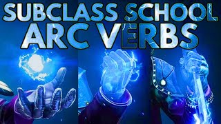 Arc Verbs Explained | Subclass School