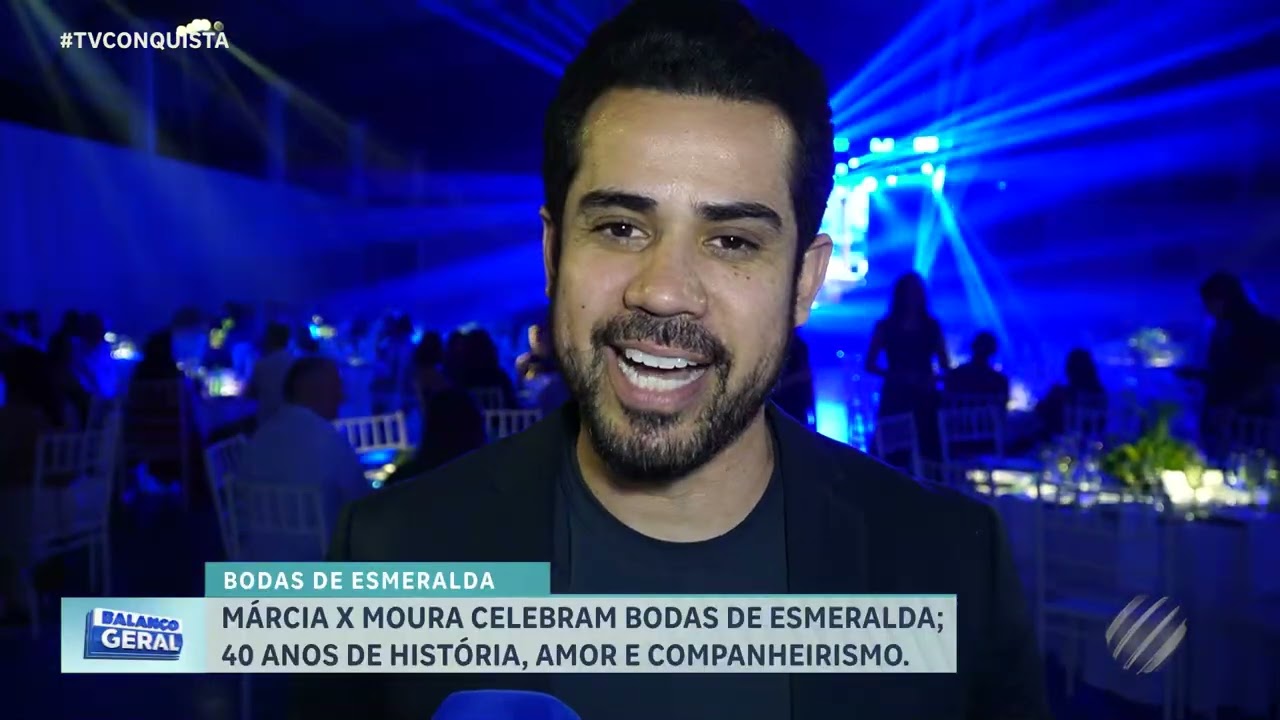 Bodas de Esmeralda: casal celebra 40 anos de casamento com família e amigos