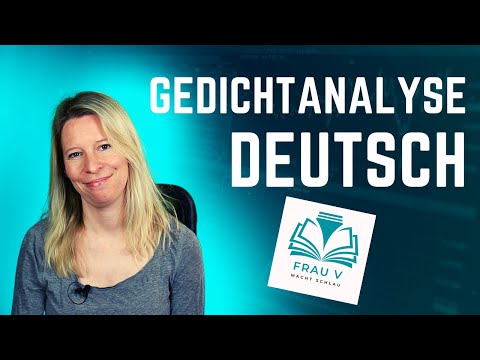 Poem analysis German upper secondary level