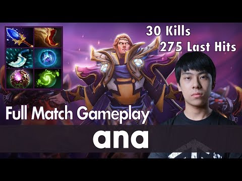 ana 30/1/7 Full Match || 20x SUNSTRIKE INVOKER CATACLYSM || Refresher Orb || 7.07 Dota 2 Gameplay