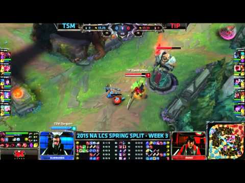 TSM vs Team Impulse | S5 NA LCS Spring 2015 Week 3 Day 2 | TSM vs TIP W3D2G5 VOD 60FPS
