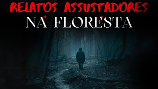 9 Relatos NO MEIO DA FLORESTA Assustadores | Histórias de Terror Ep. 132