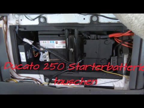 Fiat Ducato 250 Starterbatterie wechseln