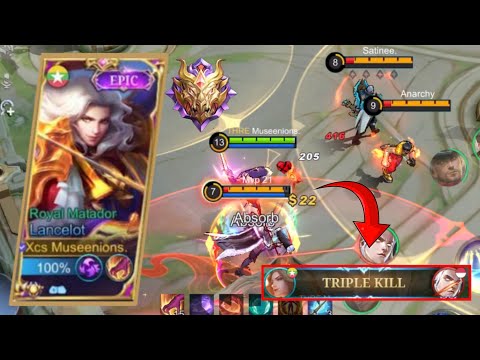 Build terbaik lancelot untuk melawan meta fredrin+estes! sat set rata! TOP GLOBAL LANCELOT - MLBB