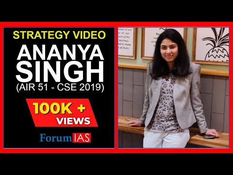 UPSC Topper Ananya Singh shares her UPSC preparation strategy | AIR 51 - CSE 2019