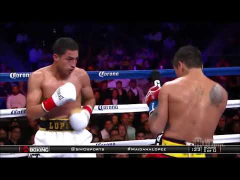 Marcos Maidana vs Josesito Lopez highlights brawl in the ring