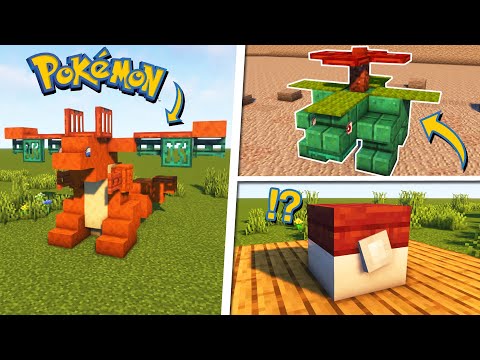 Minecraft: 10+ Pokémon Build Ideas!