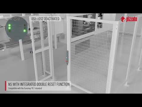 RFID safety interlock with lock and reset function NS series