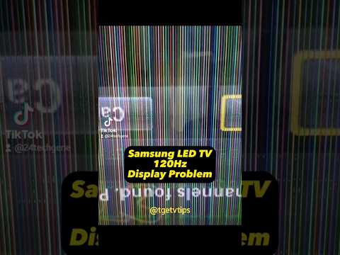 SAMSUNG 120Hz LED TV Screen Rainbow Lines Display Fix