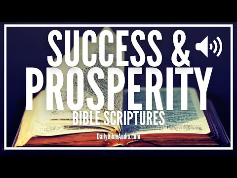 Bible Verses About Success & Prosperity | Best Audio Scriptures For Succeeding & Prospering