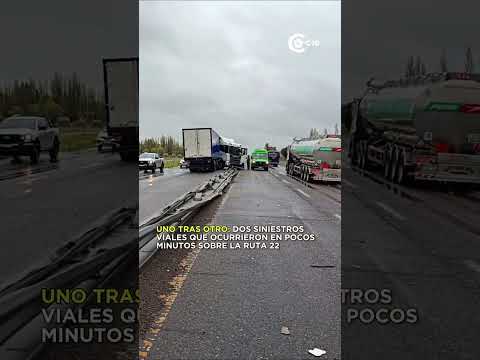 CHICHINALES Y VILLA REGINA: dos choques en pocos minutos