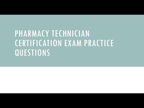 PTCB Practice Test #6