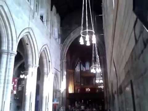 Hexham Abbey Choir practising
