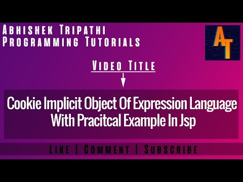 Jsp Expression Language Implicit Objects