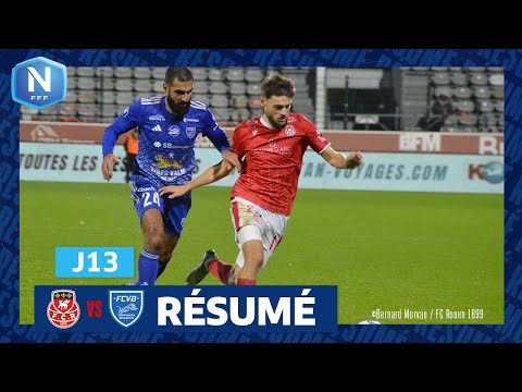 J13 I FC Rouen 1899 – FC Villefranche B. (1-1), le résumé | National FFF 2023-2024