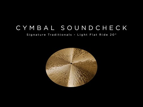 Paiste Signature Traditionals 20" Light Flat Ride image 2