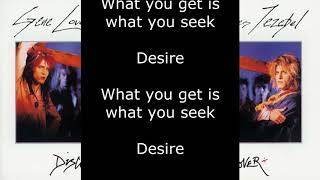 Gene Loves Jezebel - Desire (Come And Get It) (Lyrics)