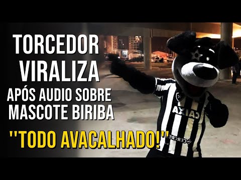 ÁUDIO DE TORCEDOR DO BOTAFOGO MALUCO COM O MASCOTE BIRIBA