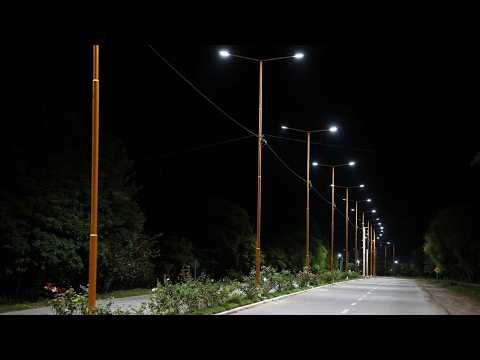 💡 AGUAS CALIENTES I El gobernador Sadir inauguró obra de iluminación clave en la localidad