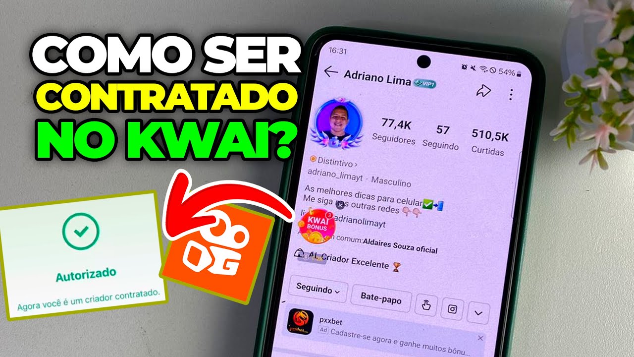 Como Ser CONTRATADO (a) Pelo Kwai - Passo a Passo Completo! (Totalmente Gratuíto)