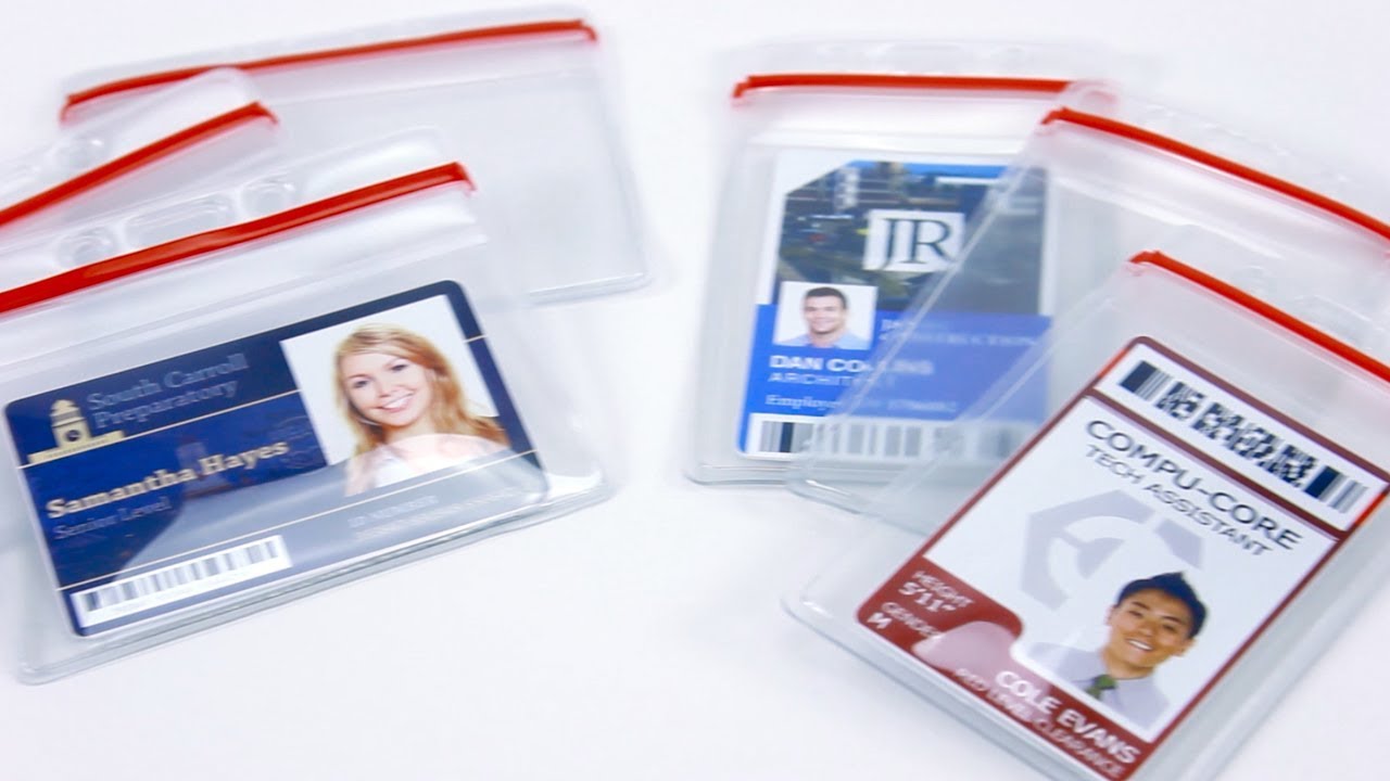 ID Card Group - Resealable Locking Badge Holder