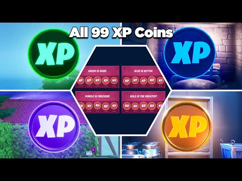All 99 XP Coins Location Guide (Week 1 - Week 10) - Fortnite Chapter 2 Season 3