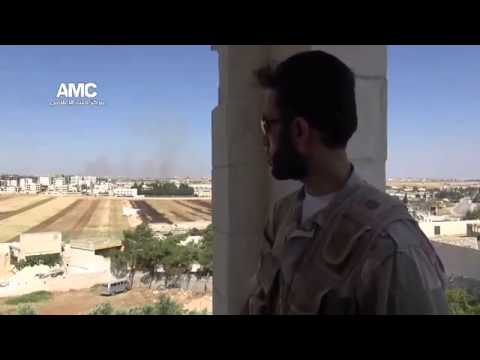 لقاء مع قائد تجمع فاستقم كم أمرت على جبهة حي الراشدين في مدينة حلب