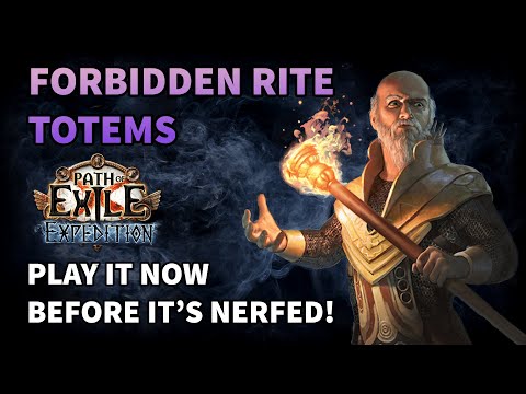 HUGE Bossing Damage - Forbidden Rite Totems Hierophant Build Guide - Path of Exile 3.15