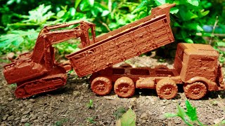 Cleaning Large Beko Trucks, Racing Cars, Trains, Concrete Mixer Trucks, Tayo Wobbly Trucks, Steel...