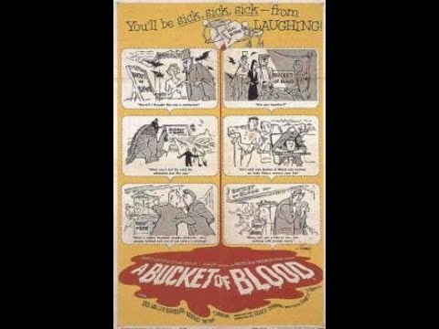 A Bucket Of Blood (1959, Comedy Horror) Public Domain Movies