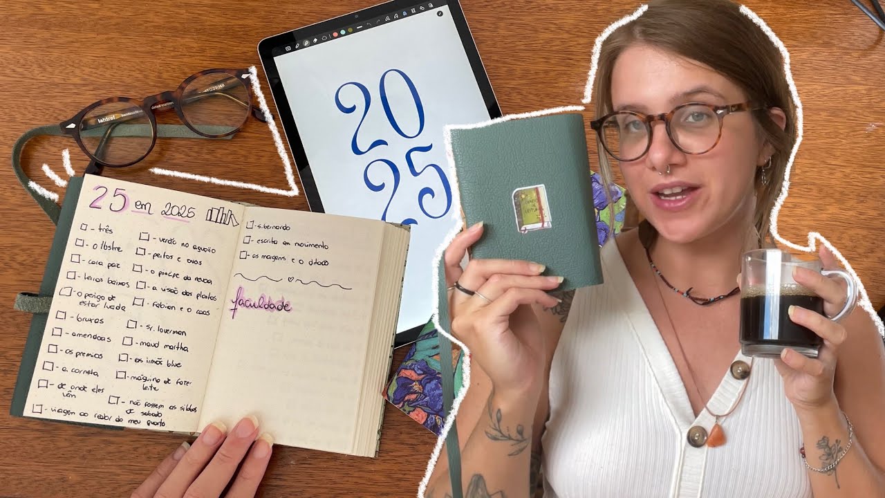 caderno de leituras prático: como organizo minhas leituras + planners de 2025 🖋️🗓️