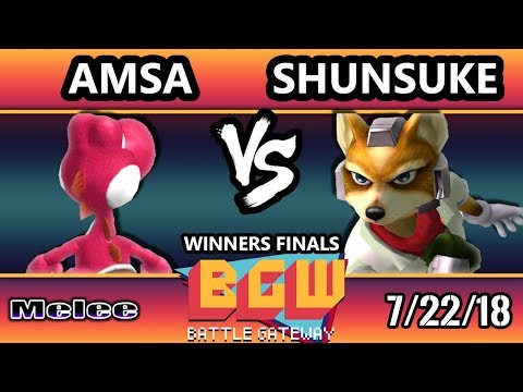 BGW21 SSBM - VGBC | aMSa (Yoshi) Vs. Shunsuke (Fox) Smash Melee Winners Finals
