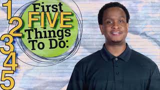 The First Five Things an SRO Should Do