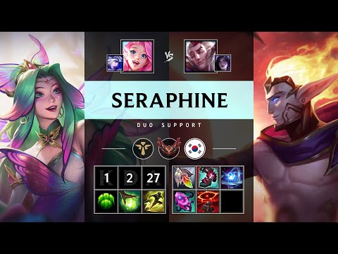 Seraphine Support vs Rakan - KR Grandmaster Patch 25.19