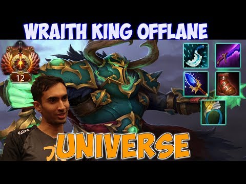 Universe - Wraith King offlane  | Top Rank Pro Gameplay - Dota 2