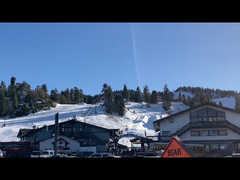 The calm before the  big Winter Storm 2 feet of new snow possible in Big Bear, CA Wooohooo 12/9/2022