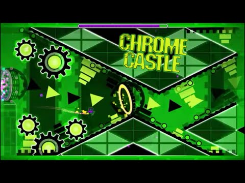 "Chrome Castle" (Demon) by DWShin | Geometry Dash 1.9