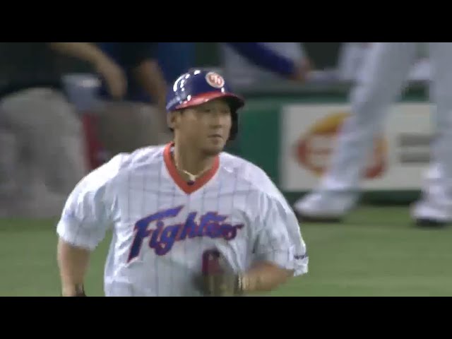 【3回裏】このアーチ完璧!! ファイターズ・中田 真芯で捉えた勝ち越し27号2ラン!! 2015/8/23 F-Bs