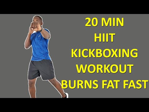 30 Minute BELLY POOCH BURNER Kickboxing Workout at Home 300 Calories