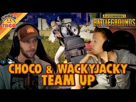 FINALLY chocoTaco and WackyJacky Join Forces - PUBG Duos Gameplay