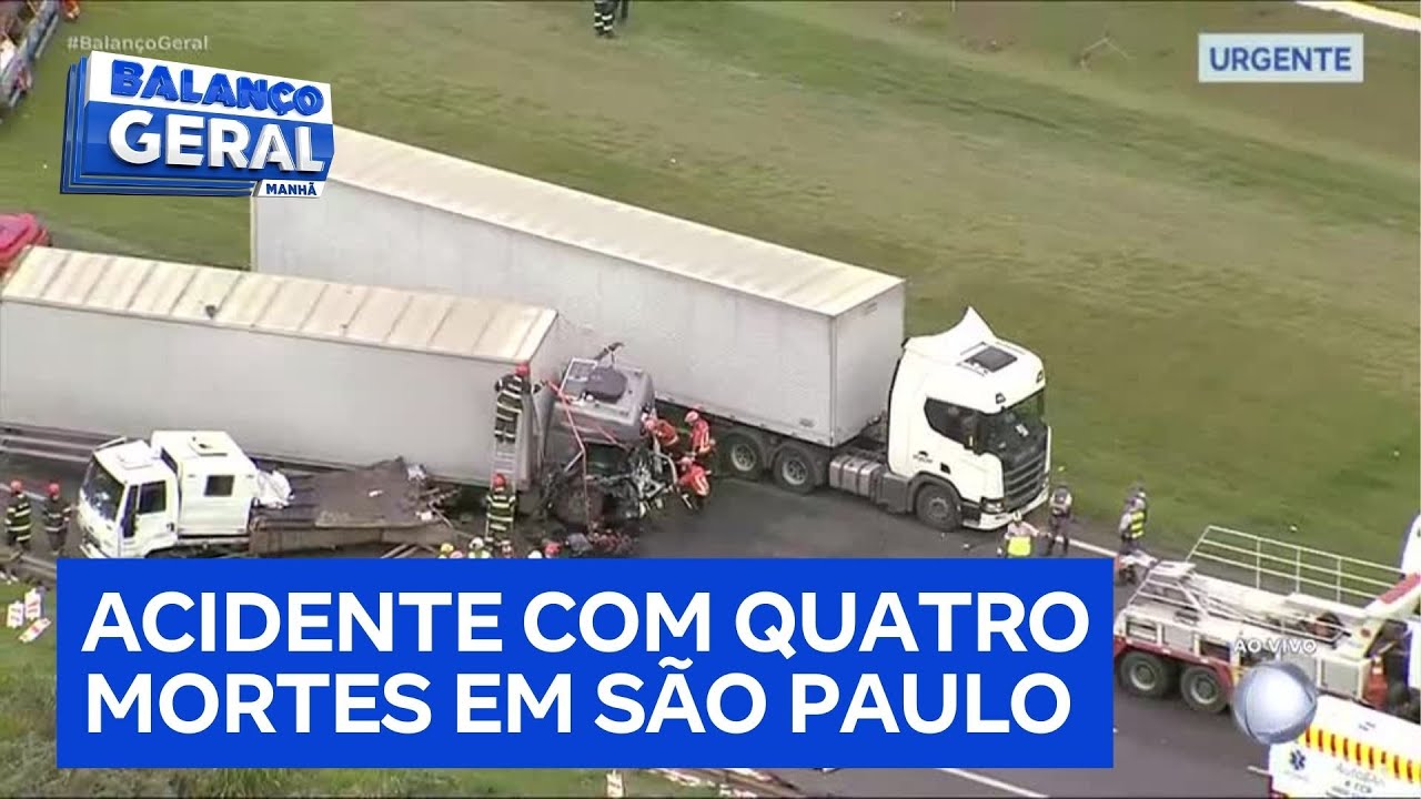 Acidente grave deixa quatro mortos na Rodovia dos Bandeirantes, em SP