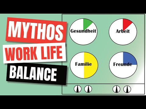 MYTHOS Work Life Balance deutsch EINFACHE Erklärung | 4 Burner Theorie