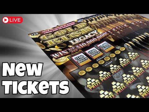 Brand New Tickets! $20 Gold Rush Legacy! Florida Lottery!