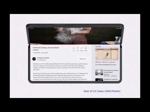 Designing for #foldable UI UX Idea #Samsung  Best #UI #UX #Design #Ideas - Web and Mobile