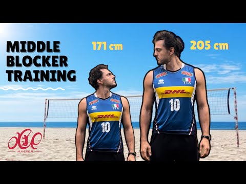 I PLAYED AS A BLOCKER IN BEACH VOLLEYBALL